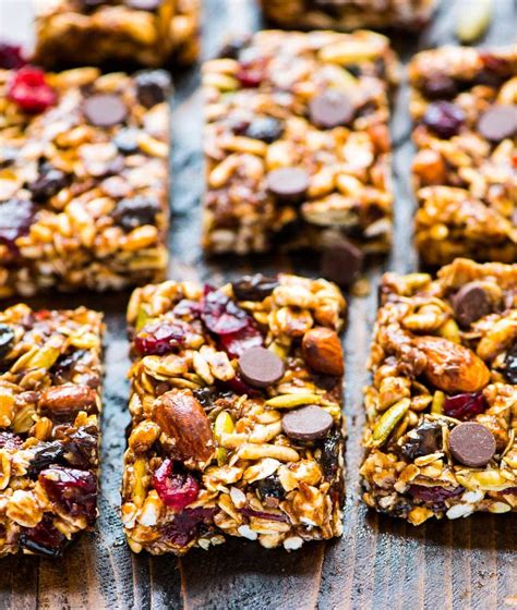 Trail Mix Granola Bars {Easy No Bake Recipe} - WellPlated.com