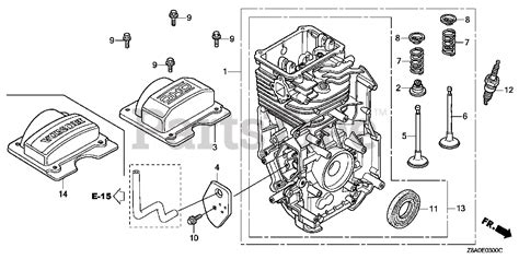 Honda GC160 LA PHA/A (GCAHA) - Honda Engine, Made in USA (SN: GCAHA ...