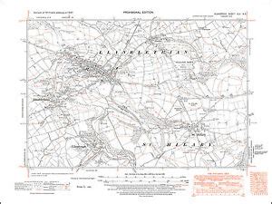 Cowbridge, Llanblethian, Llandough, St Hilary old map Glamorgan 1947: 45NE Wales | eBay