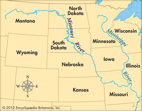 Map Of The Great Plains States - Map Of Wake