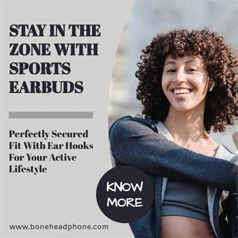 Sports Earbuds with Ear Hooks for Secure Fit