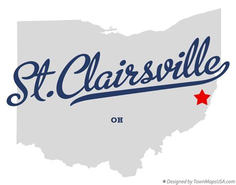 St Clairsville Ohio Map - Holly Laureen