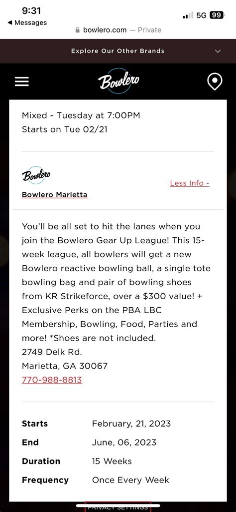 Signed up for a gear up league at Bowlero, what is the ball I get at ...