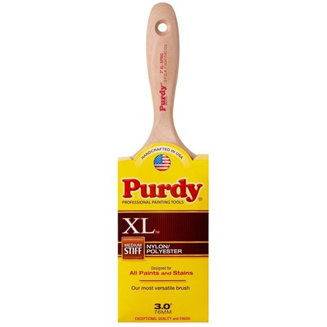 Purdy XL XL Series Nylon- Polyester Blend Flat 3-in Paint Brush at ...