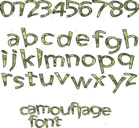 Camouflage Font Paper Military Symbol Vector, Paper, Military, Symbol PNG and Vector with ...