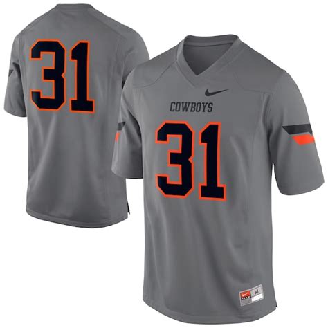 Nike Oklahoma State Cowboys #31 Game Football Jersey - Gray - Fanatics.com