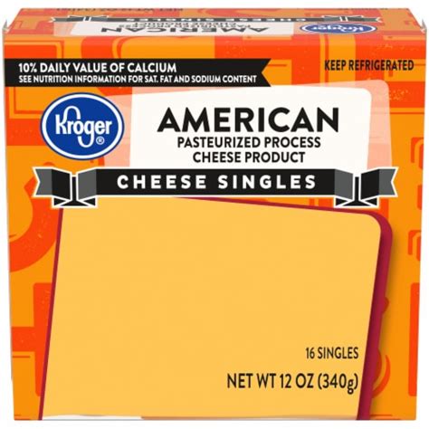 Kroger® American Cheese Singles, 16 ct / 12 oz - Kroger