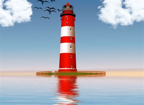 Download Lighthouse, Ocean, Sea. Royalty-Free Stock Illustration Image ...