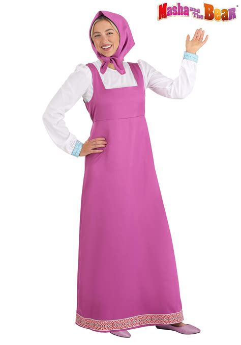 Masha and the Bear Masha Adult Costume