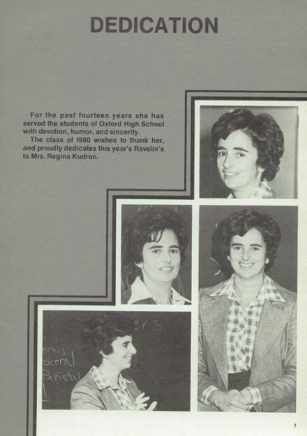 Explore 1980 Oxford High School Yearbook, Oxford MA - Classmates