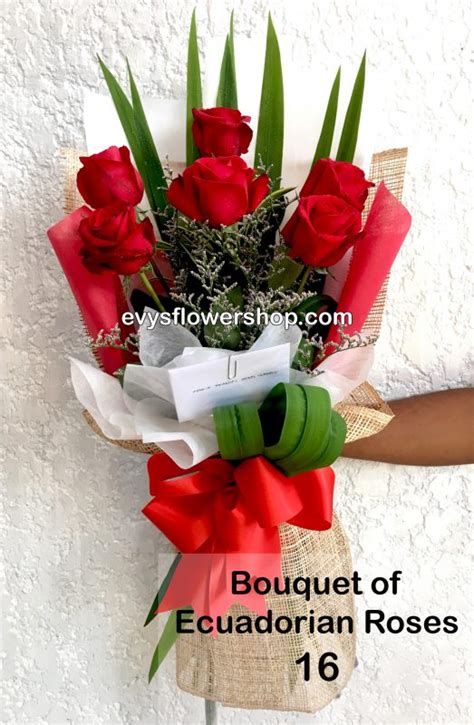 Bouquet of Ecuadorian Roses I Evys Flowershop I Same day and FREE delivery