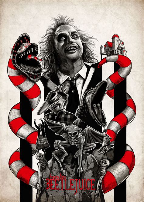 BEETLEJUICE - Alternative Movie Poster | Poster By Mark Levy Art