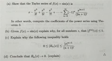 Solved Find the Taylor series representation for cos(x) and | Chegg.com