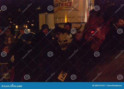 The Krampus Parade in Austria Editorial Photo - Image of mask ...