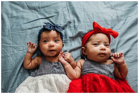 Twin Newborn Girl Session | Boston Family Photographer