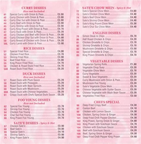 China Garden, Chinese Takeaway Menu | Purely Penzance