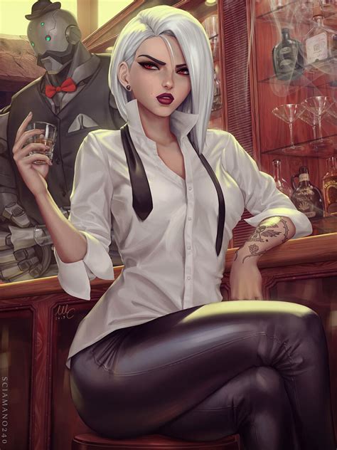 ArtStation - Ashe - Overwatch, Mirco Cabbia (Sciamano240) | Overwatch fan art, Overwatch ...