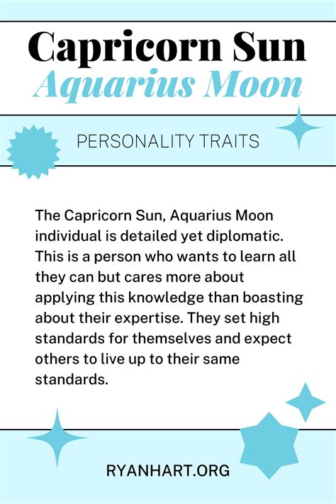 Capricorn sun aquarius moon personality traits – Artofit