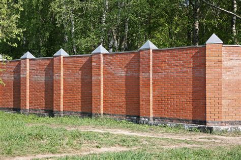 Types And Advantages of a Brick Fence And Tips to Install One - Gardenerdy