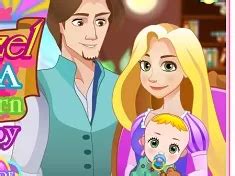 Play free Rapunzel Birth a Newborn Baby - Rapunzel Games - Games-kids.com