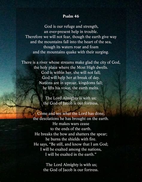 Lenten Reflection: Psalm 46 – Canadian Baptists of Ontario and Quebec