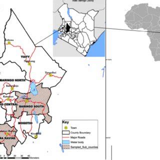 | Map of Baringo County, Kenya. | Download Scientific Diagram