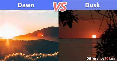 Dawn vs. Dusk: Top 6 Differences, Pros & Cons ~ Difference 101