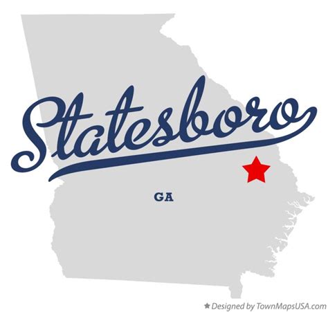 Statesboro Georgia Map | Time Zones Map