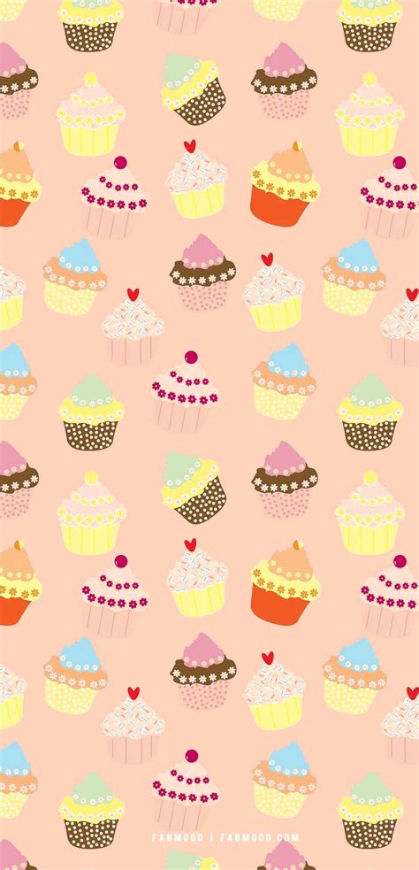 Cute cupcake wallpaper designs for phone, Cupcake Wallpaper aesthetic