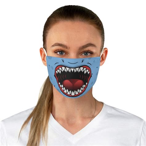 Shark Face Mask Scary Shark Mouth Mask Sharp Teeth Animal | Etsy