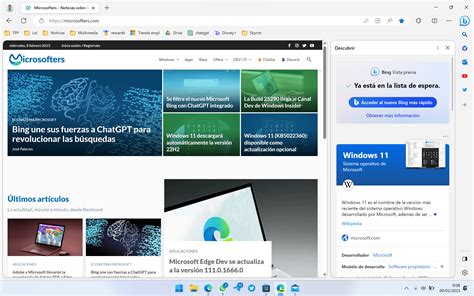 Microsoft Edge 111 llega con Bing Chat, Edge Copilot y el motor de Adobe PDF | Microsofters