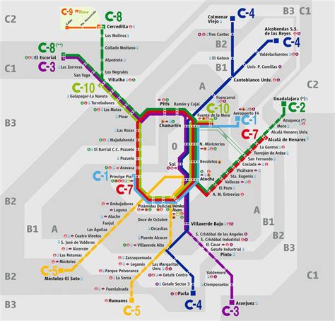 Madrid atocha railway station map - Map of Madrid atocha railway station (Spain)