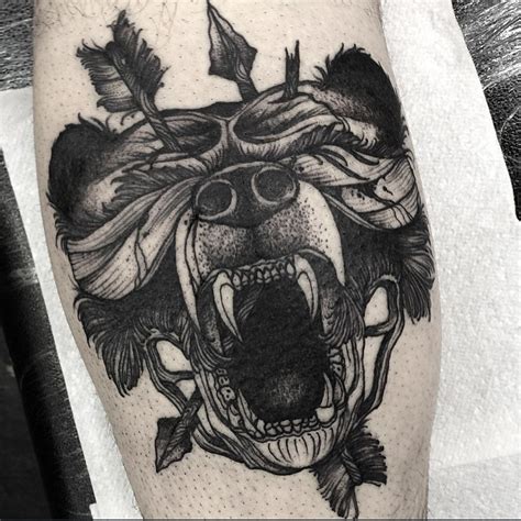 Bear Head Tattoo - Best Tattoo Ideas Gallery