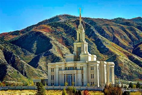 My World in HDR: Payson, UT Temple