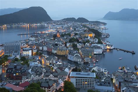 Summer midnight in Alesund Norway | Sean Mulcahy