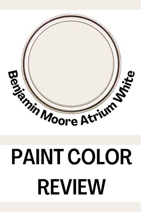 Benjamin Moore Atrium White OC-145 in 2023 | Popular paint colors, Wall paint colors, Most ...