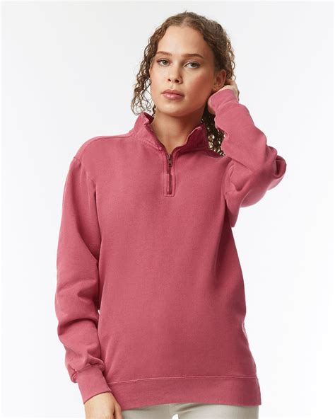 Comfort Colors 1580 - Garment-Dyed Quarter Zip Sweatshirt