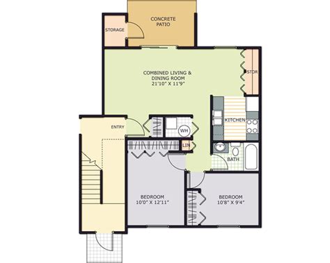 Floor Plan Details | River's Edge Apartments