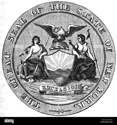 New york state seal hi-res stock photography and images - Alamy