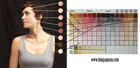 Tim Gagnon | Making the Color Palette for Skin Tones a Bit Easier | Skin tone color chart, Skin ...