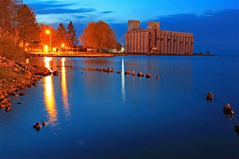 Owen Sound, Ontario: Long Exposure Night Images On The Harbour