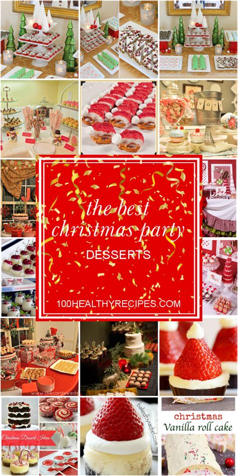 The Best Christmas Party Desserts – Best Diet and Healthy Recipes Ever ...