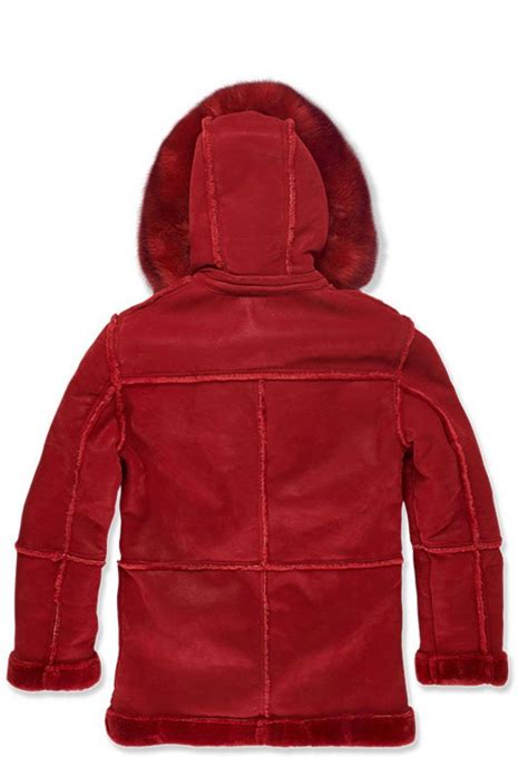 Jordan Craig Shearling Coat Red 91540 91445 – FSFNYC.COM