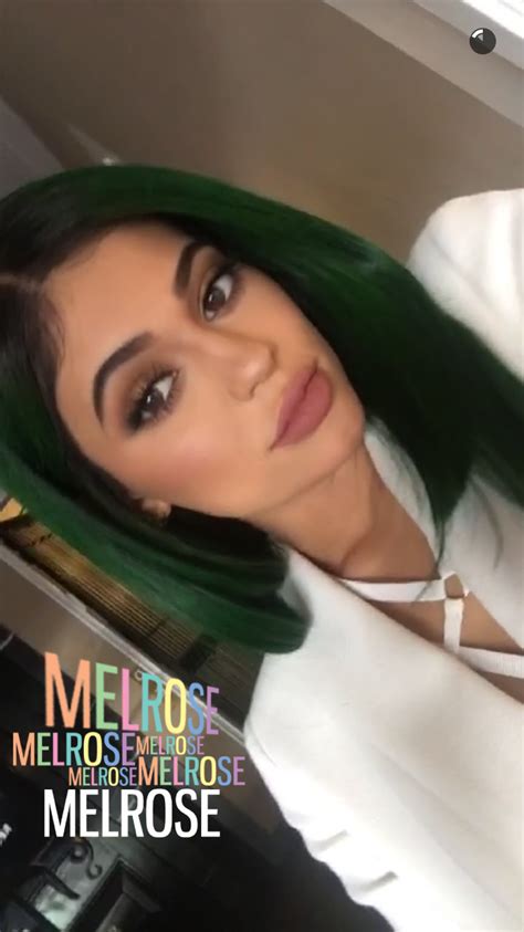 Kylie Jenner Hair Transformation - Kylie Jenner Green Hair - Kylie ...