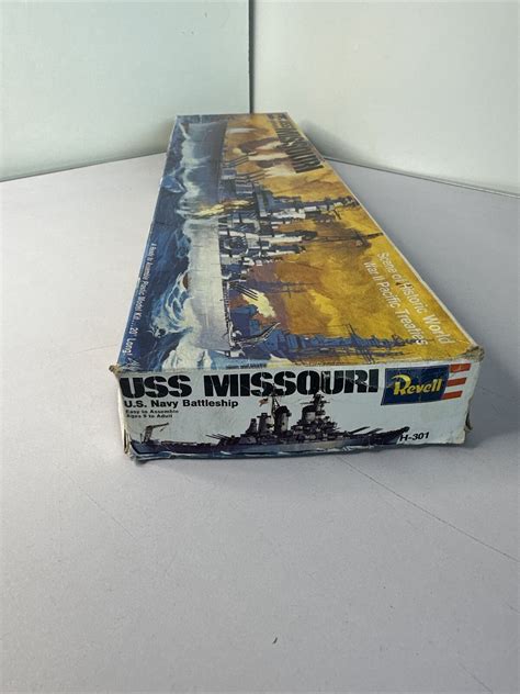 Revell Battleship USS Missouri Model Kit - 1970's | eBay