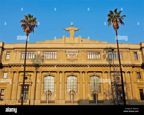 Chile, Santiago, Liberador Avenue, View of the headquarters of the Pontifical Catholic ...