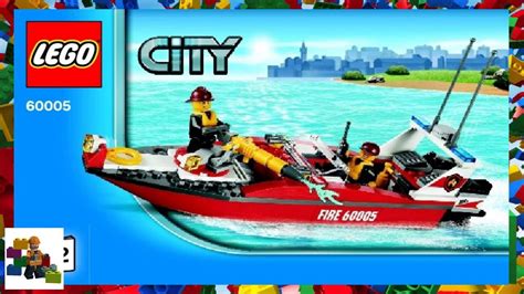 LEGO instructions - City - Fire - 60005 - Fire Boat (Book 2) - YouTube