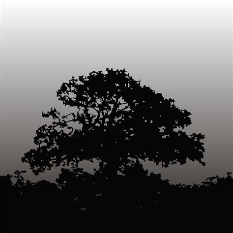 Vector for free use: Black tree vector