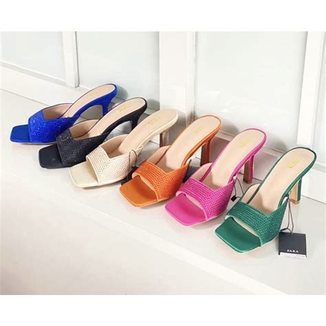 Jual SANDAL WANITA HEELS IMPORT ZS470 SENDAL HAK TINGGI PREMIUM | Shopee Indonesia