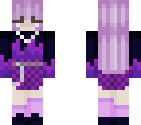 purple egirl | Minecraft Skin